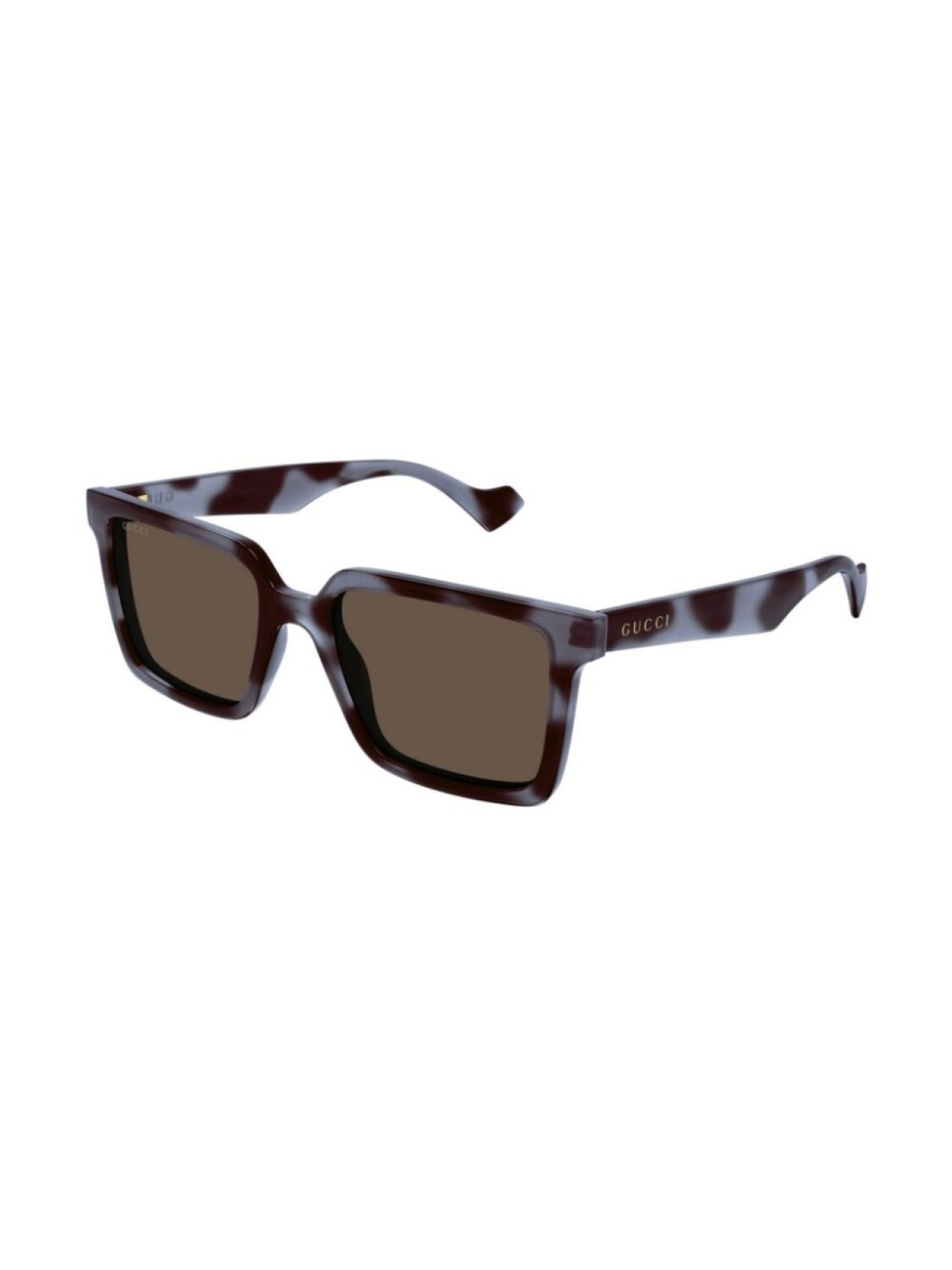 Солнцезащитные очки в квадратной оправе Gucci Eyewear, серый — фото 2