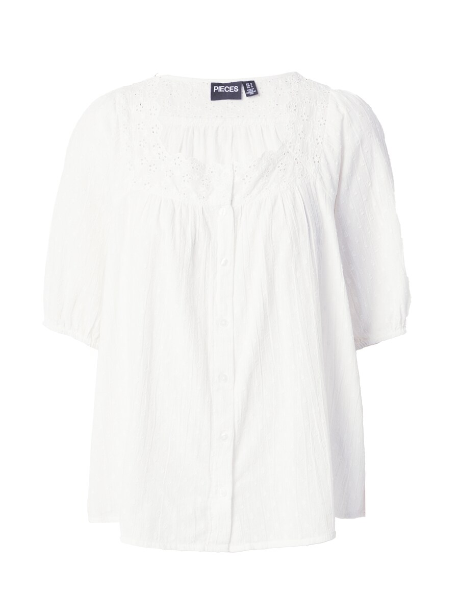 

Кружевная блузка PIECES Blouse PCAGNETA, белый