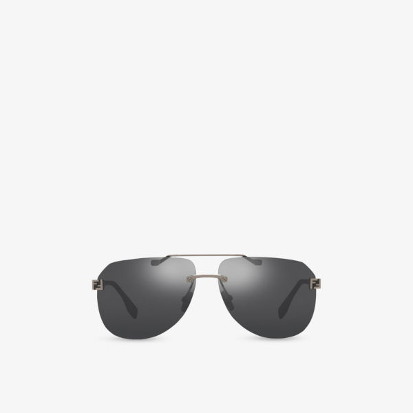 

Fe40115U Fendi Sky Metal солнцезащитные очки Fendi, серый