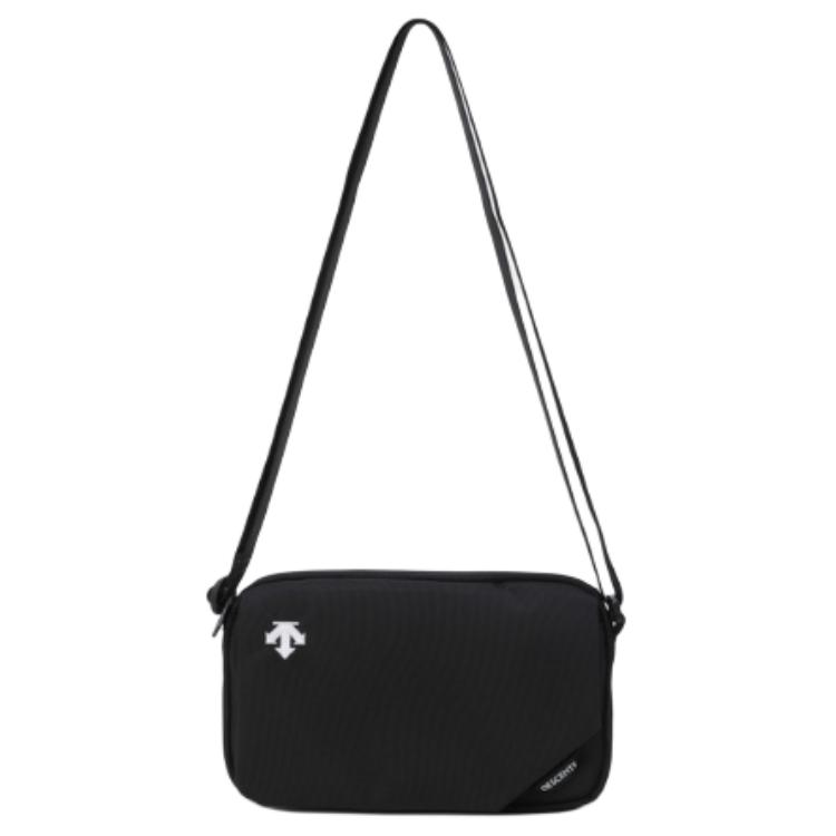 

DESCENTE Нейлоновая кросс-боди сумка Мини унисекс черная, Black