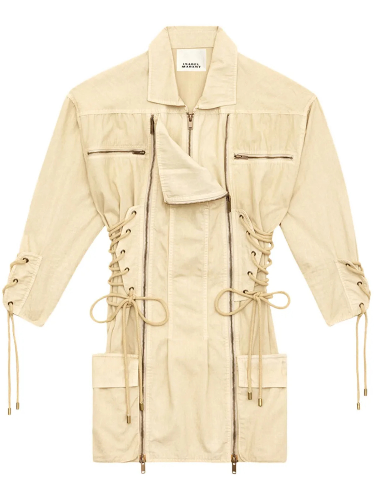 

ISABEL MARANT платье Izarra, нейтральный