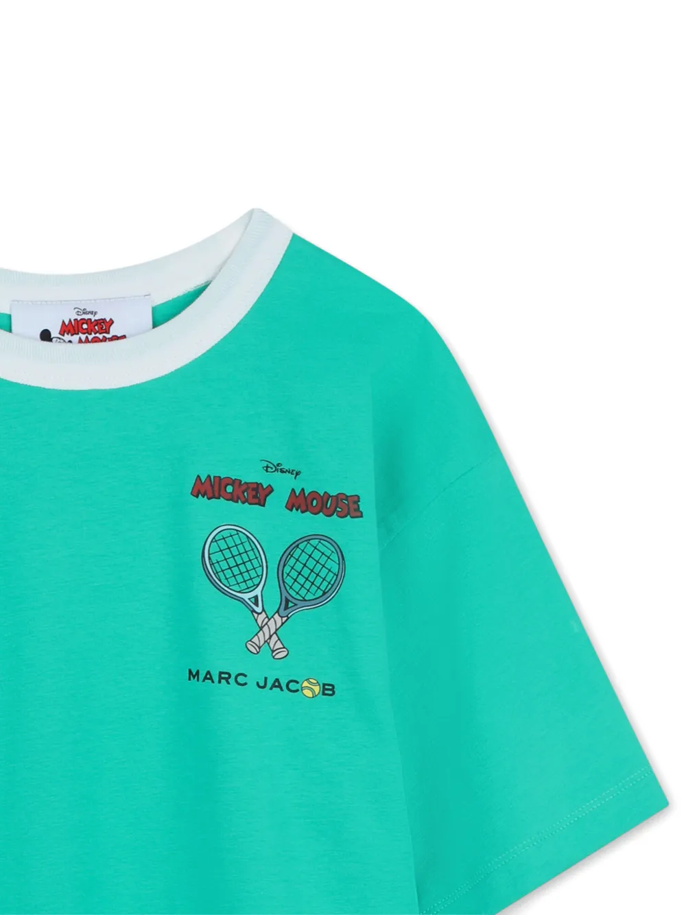 Футболка с принтом из коллаборации с Disney Marc Jacobs Kids, зеленый — фото 3
