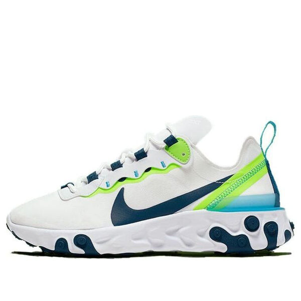 Кроссовки реагируют на элемент 55 Nike, синий