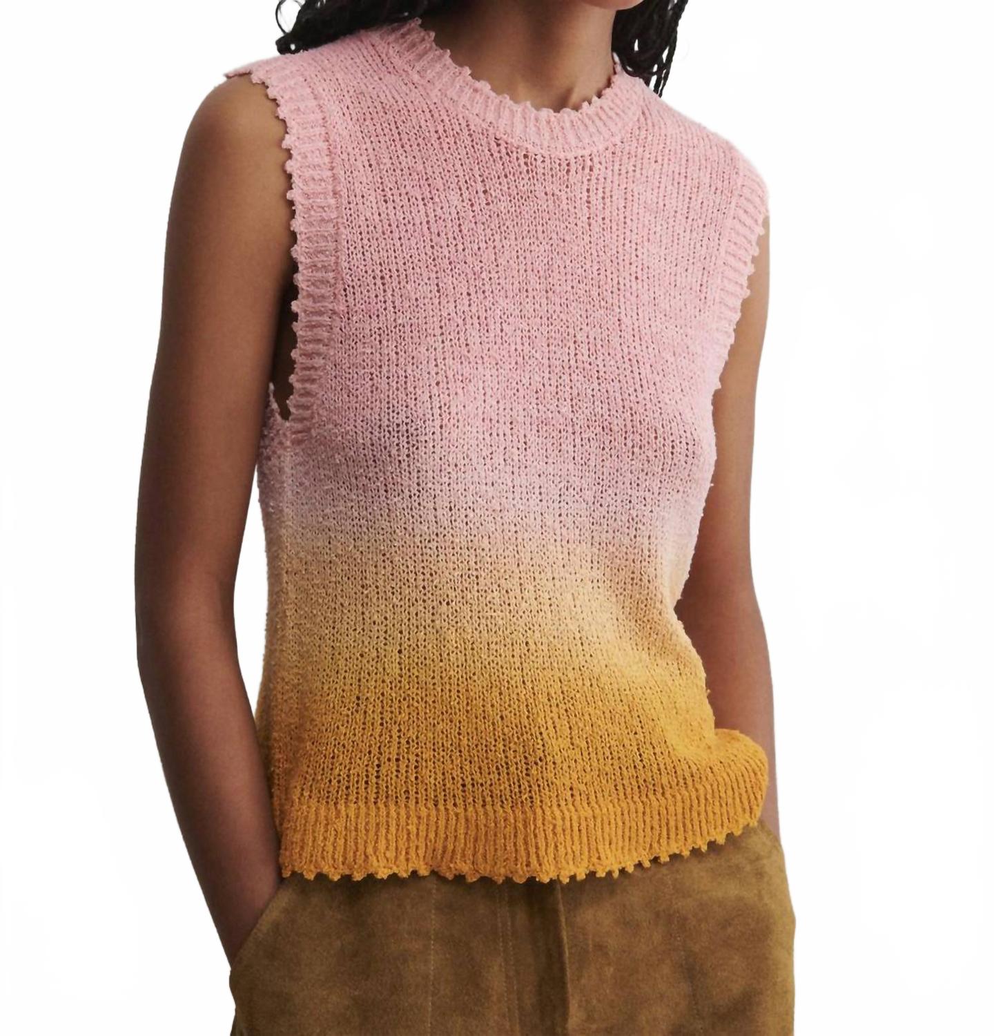 

Топ без рукавов Santee цвета дыни и ржавчины Rachel Comey, Melon-Rust