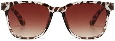 

Новые винтажные солнцезащитные очки 2025 года для женщин, большие солнцезащитные очки для женщин и мужчин, ретро-солнцезащитные очки UV400 DSXLY, Leopard Tea