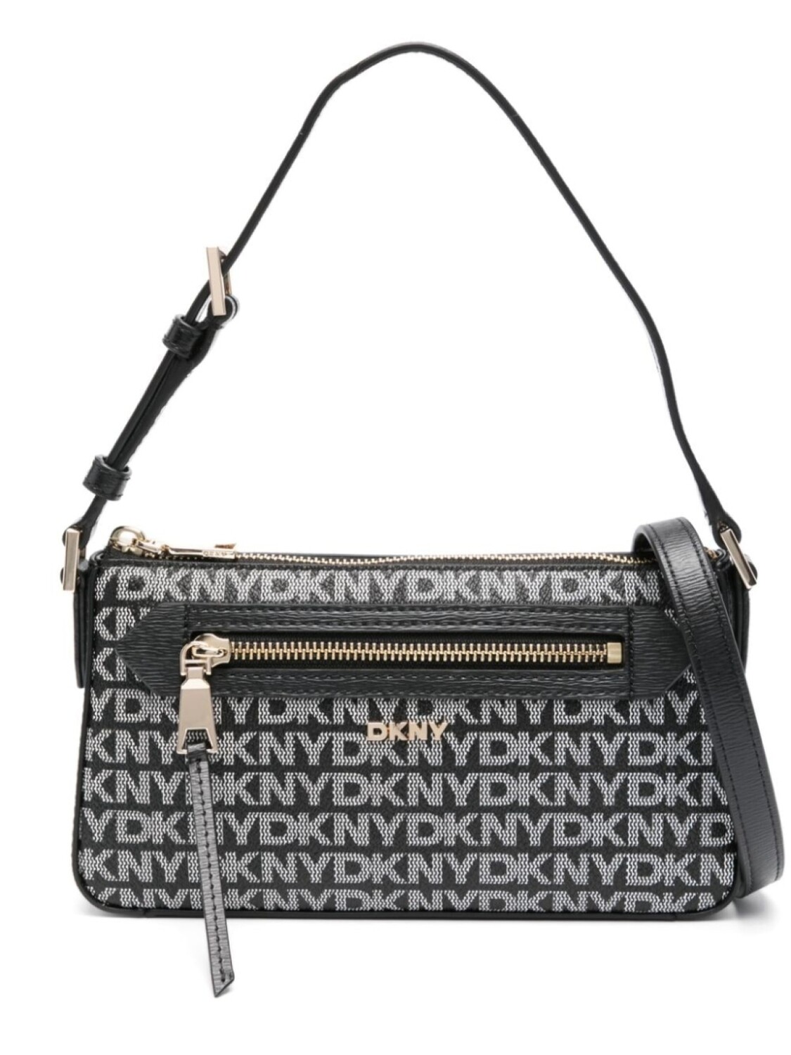 

DKNY сумка на плечо Bryant Ave Tz с монограммой, черный