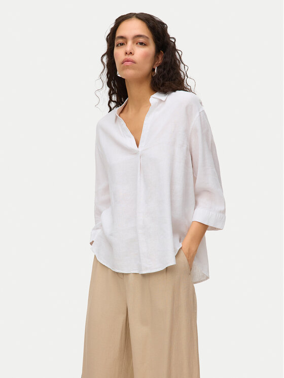 

Блузка свободного кроя Linn 10310759 Vero Moda, белый