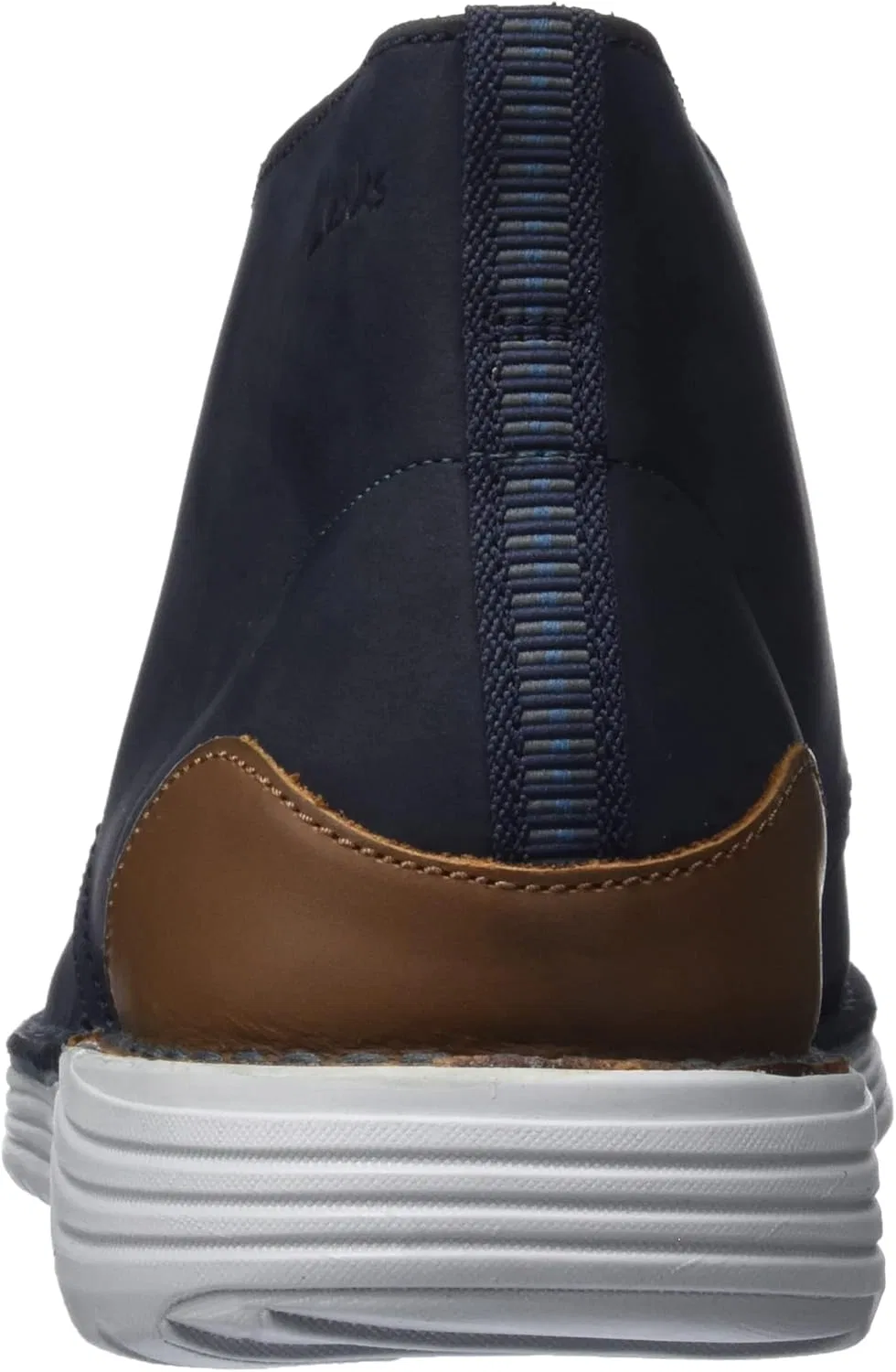 Мужские ботинки Clarks Brahnz Mid Chukka, 3-Navy Nubuck — фото 3