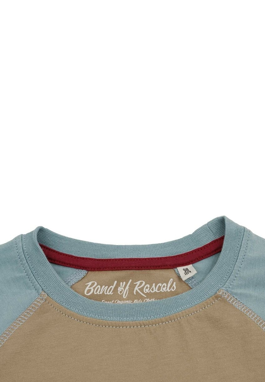 Рубашка с длинным рукавом LONGSLEEVE RAGLAN Band Of Rascals, цвет caramel arctic blue — фото 3