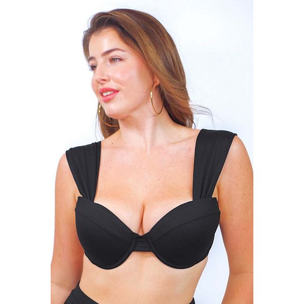 

Бюстгальтер бикини с косточками Olivia Mary Mercedes, Black, Черный, Бюстгальтер бикини с косточками Olivia Mary Mercedes, Black