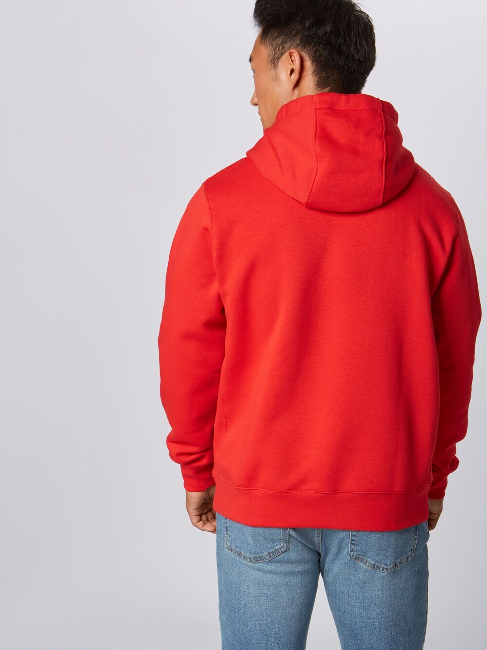 Спортивная толстовка стандартного кроя Nike Sportswear Club Fleece, красный — фото 4