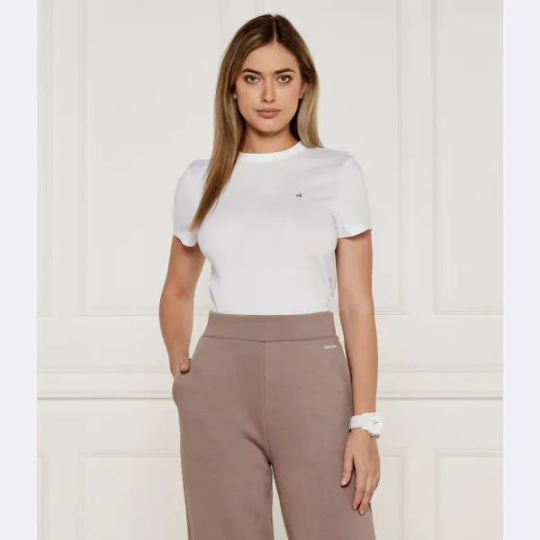 Облегающая футболка Calvin Klein, белый — фото 2