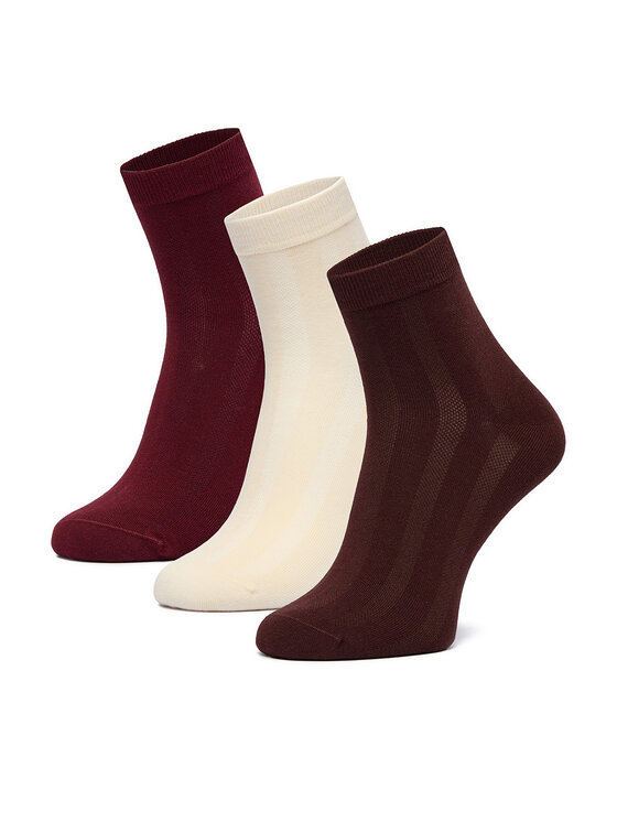 

Короткие носки CEO_BR_NW_25082_Z_AW25 (3 PACK) Nine West, красный