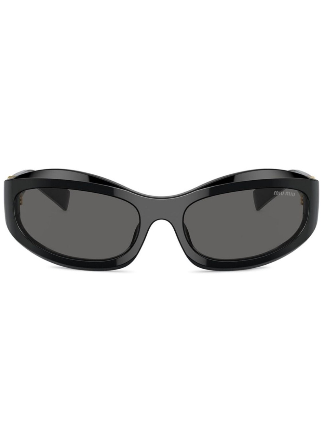 

Солнцезащитные очки Glimpse Miu Miu Eyewear, черный