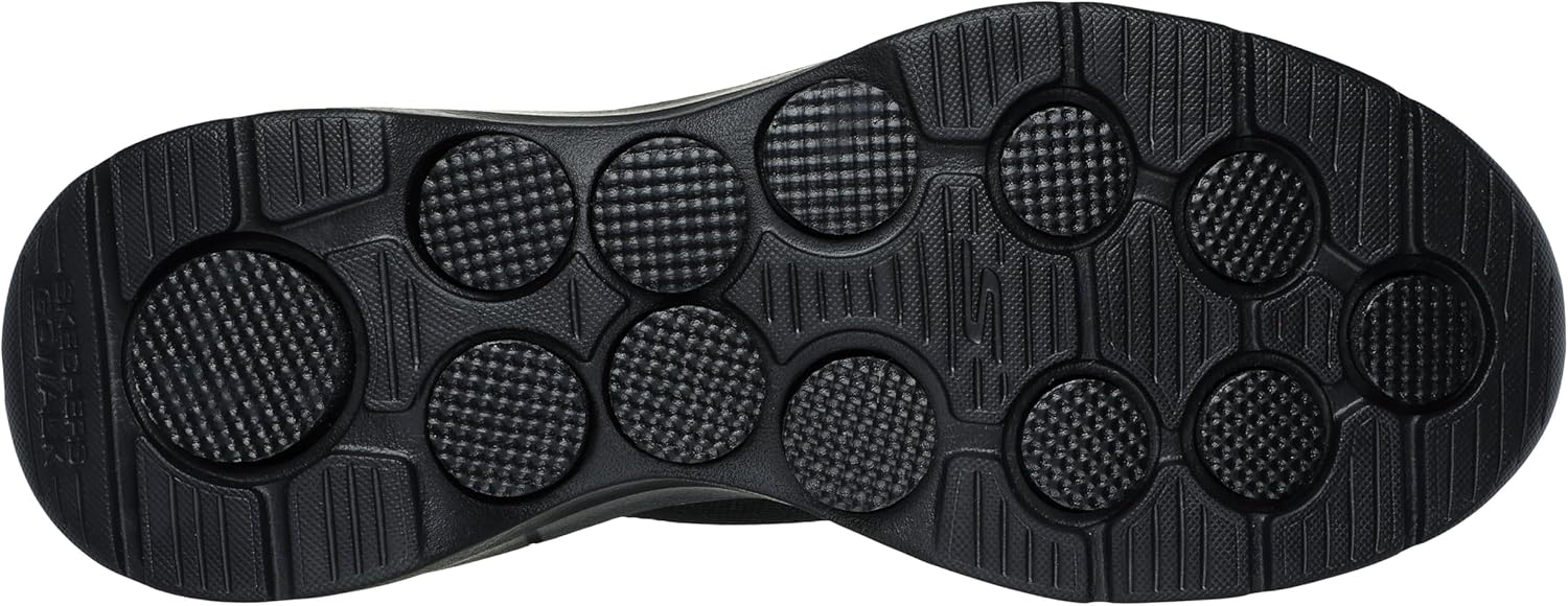 Мужские кроссовки Skechers Go Walk 7 Stretch Fit без шнурков, черный — фото 2