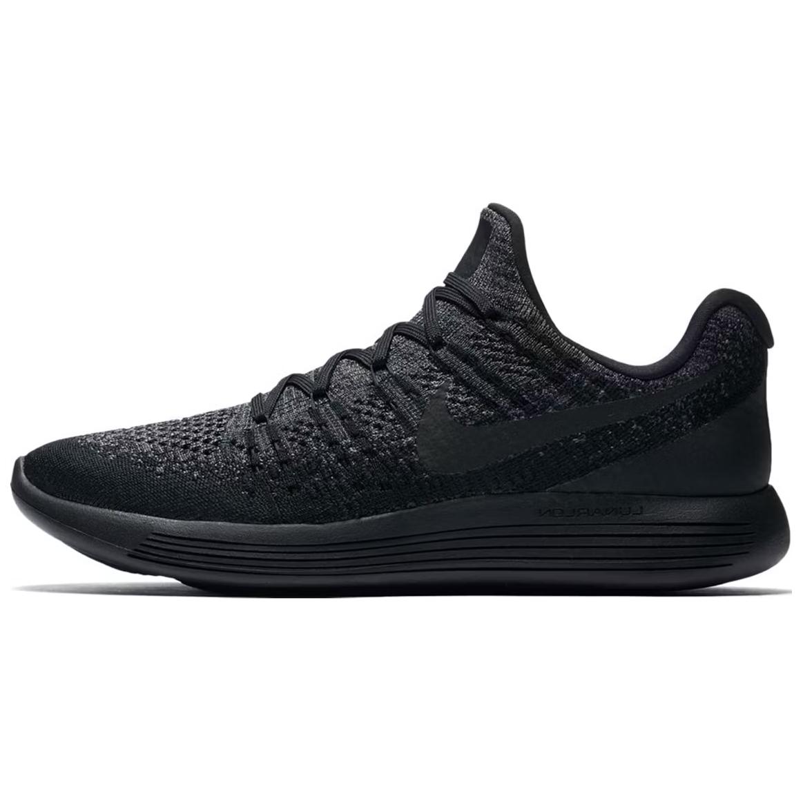 

Lunar Epic Low Flyknit 2 черный серый Nike, черный/темно-серый-Cold Car синий-черный