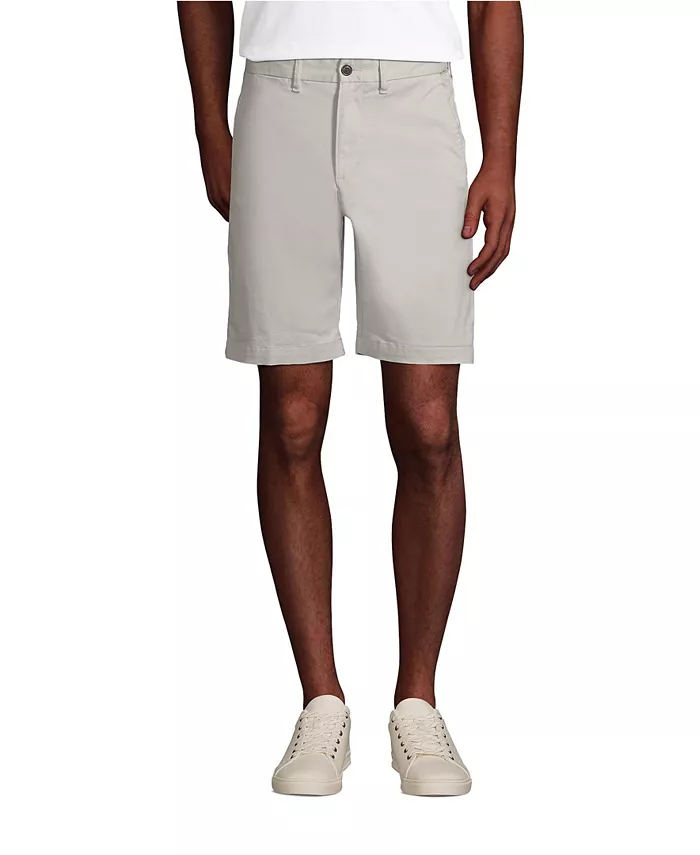 

Мужские шорты-чинос Knockabout 9" Comfort Waist Lands' End, серый