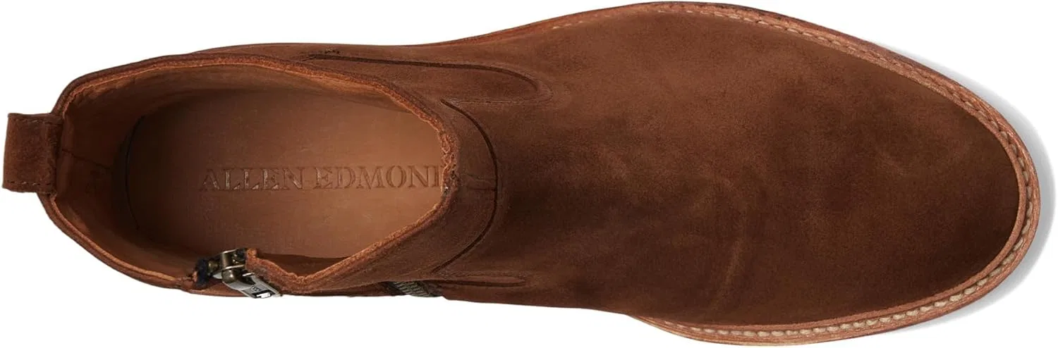 Ботинки Western Allen Edmonds, замша табачного цвета — фото 2