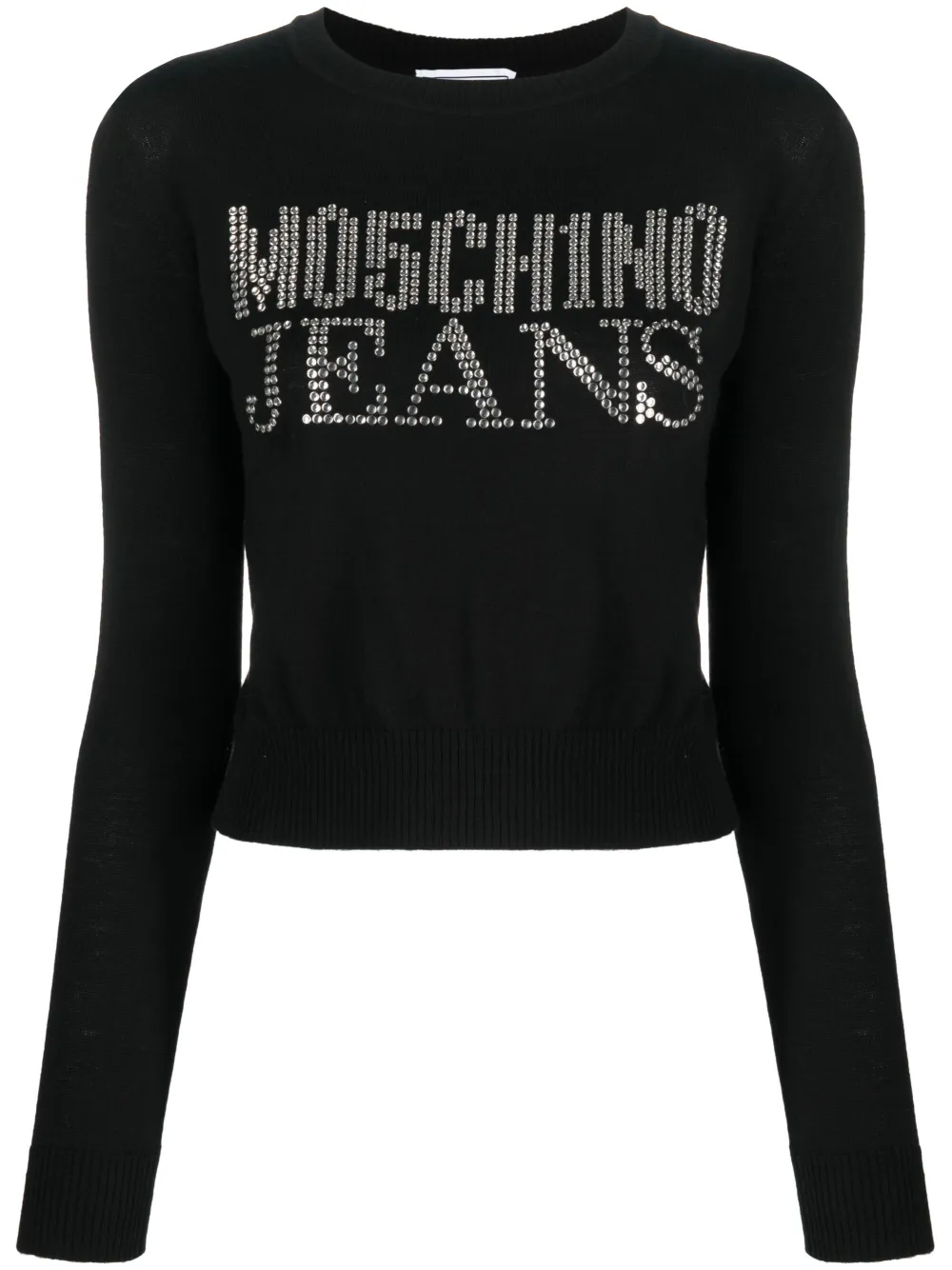 

Джемпер со стразами Moschino Jeans, черный