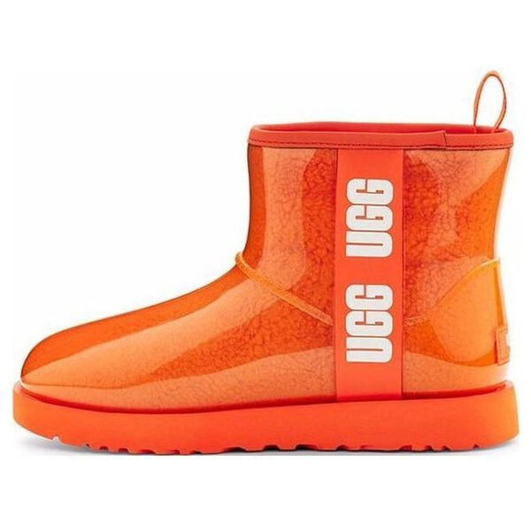 

Зимние ботинки классические прозрачные мини Ugg, красный