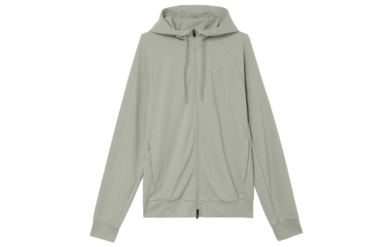 Мужская футболка Primary Fleece Dri-FIT UV с капюшоном и молнией Nike, цвет Jadeite — фото 2