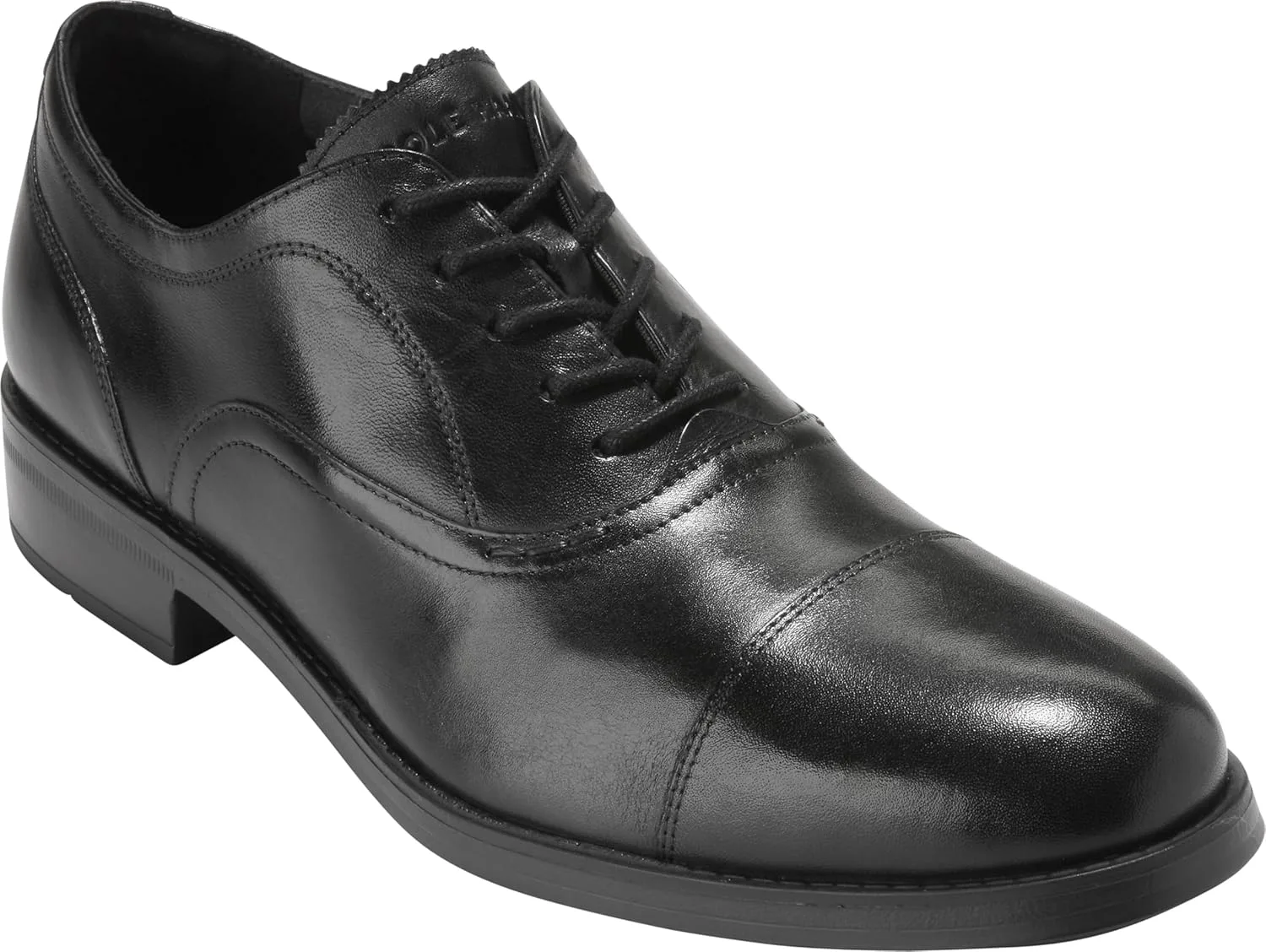 Мужские туфли Cole Haan Newmark Grand Cap Toe, черный — фото 4