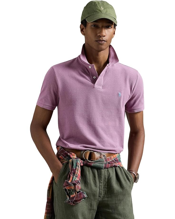 

Поло Polo Ralph Lauren Short Sleeve Solid Mesh - Classic, цвет Tea Rose