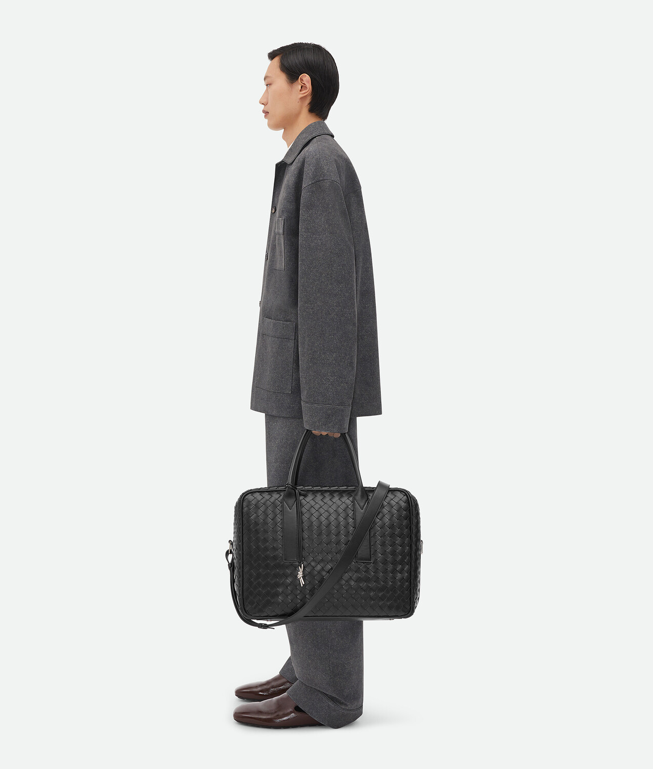 Getaway weekender BOTTEGA VENETA, черный — фото 2