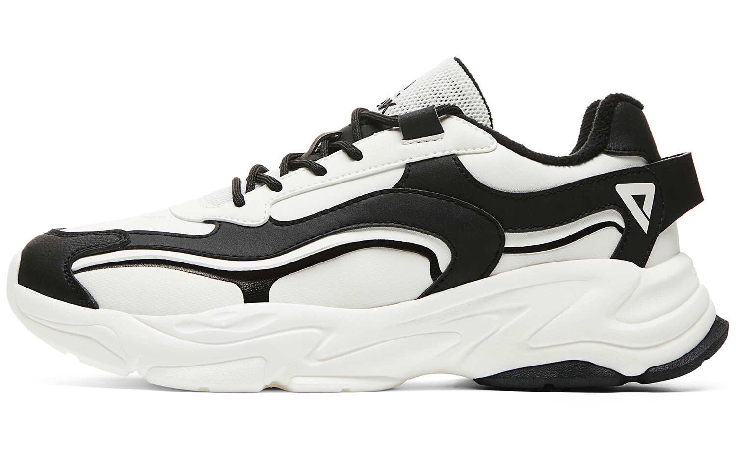 

Кроссовки PEAK Chunky Sneakers Men Low-top Black/off-white, черный/бежевый