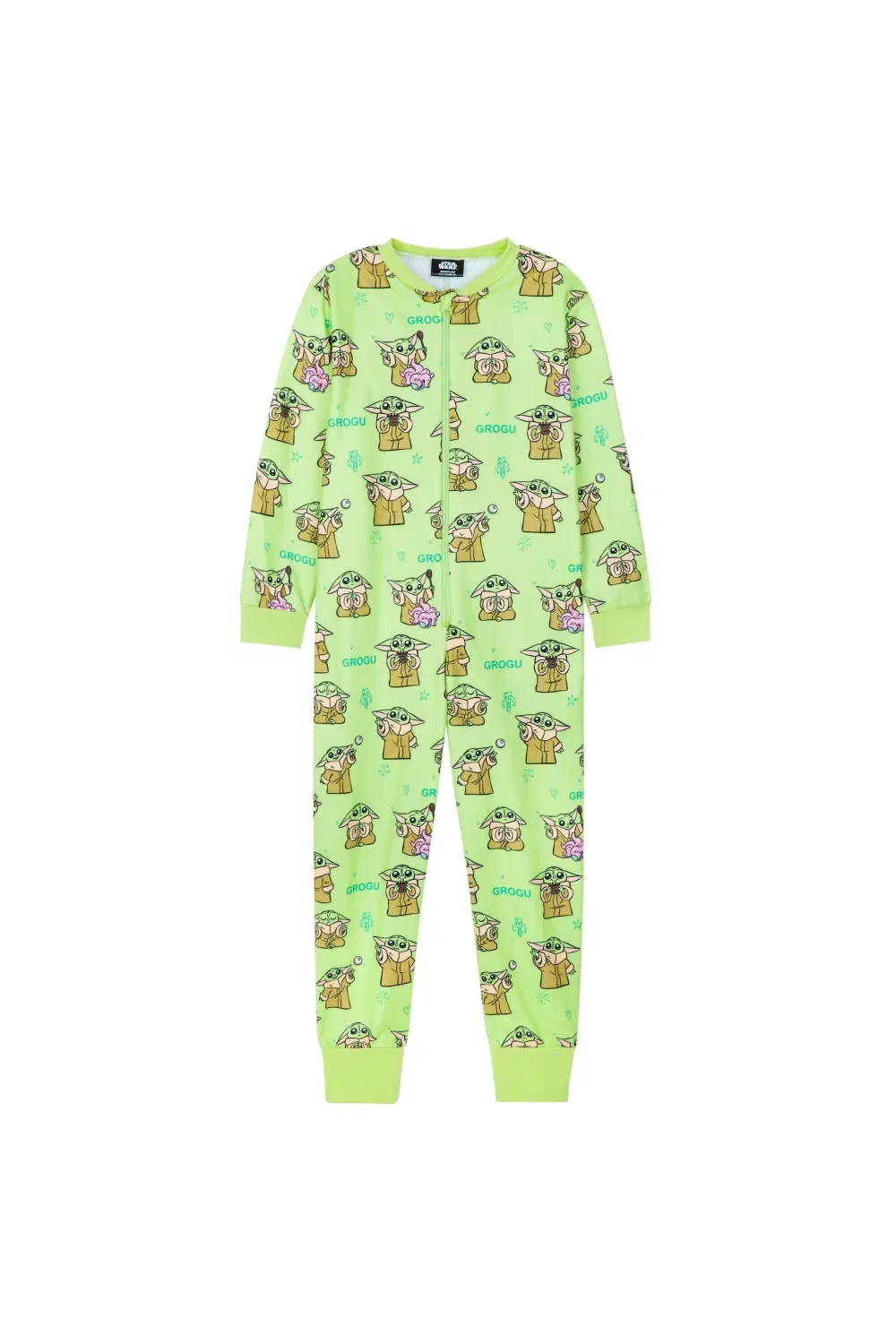 Детский комбинезон-кигуруми Disney Baby Yoda флисовый, мультиколор