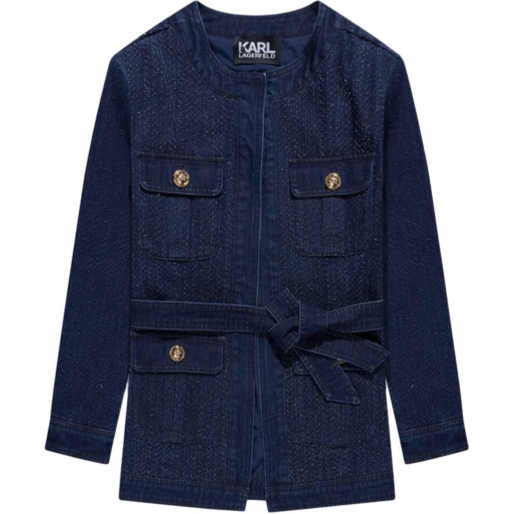 

KARL LAGERFELD / Karl Lagerfeld Jeans Куртка KARL LAGERFELD женская тёмно-синяя, Dark Blue