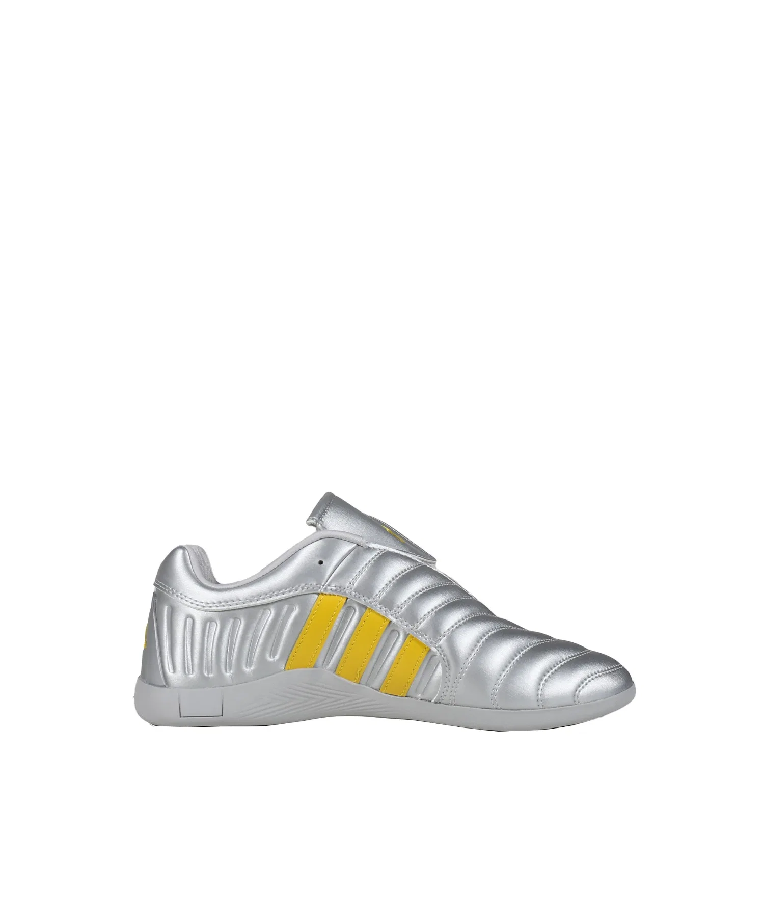 Унисекс кроссовки из полиэстера и эластана adidas MIAOU MEI ELITE серебряные — фото 2