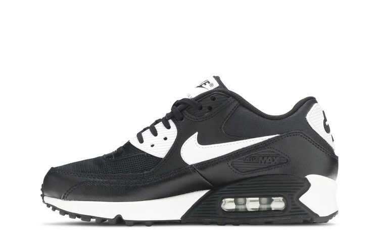 Кроссовки Nike Wmns Air Max 90 Essential 'Metallic Silver', черный — фото 3