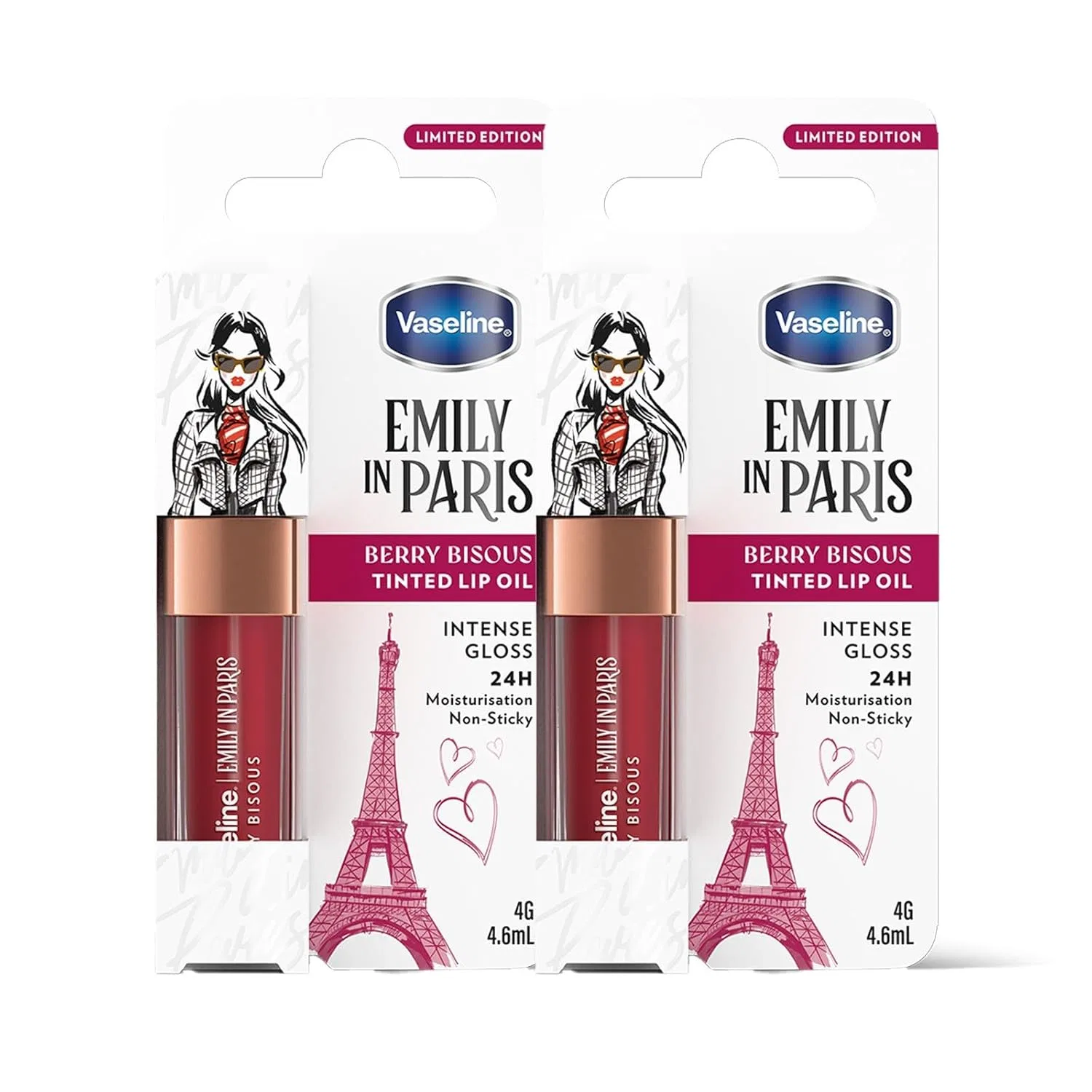 Масло для губ Vaseline x Emily in Paris «Berry Bisous» Vaseline, Berry Bisous