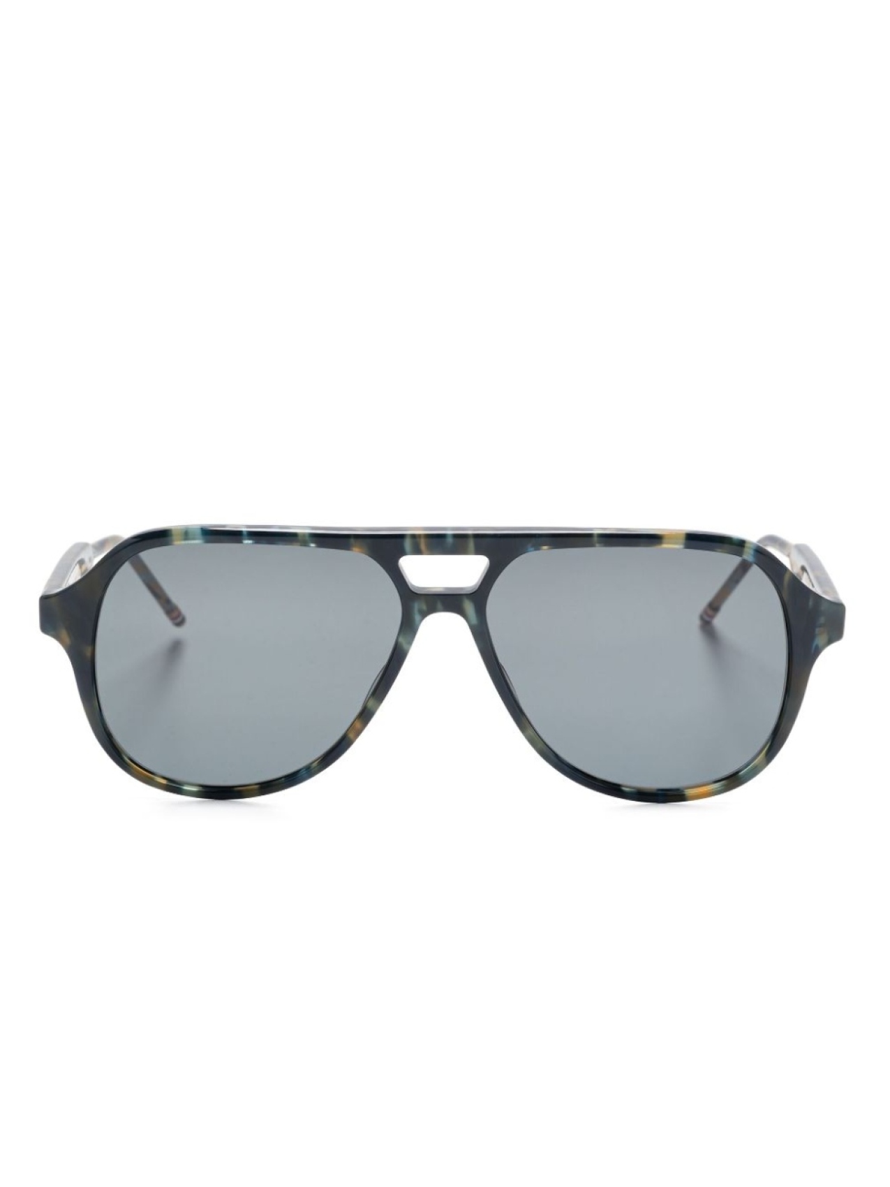 

Солнцезащитные очки-пилоты Thom Browne Eyewear, синий
