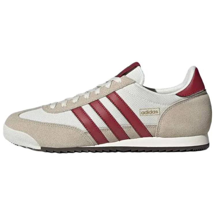 Кроссовки дышащие Adidas Originals White Beige Red
