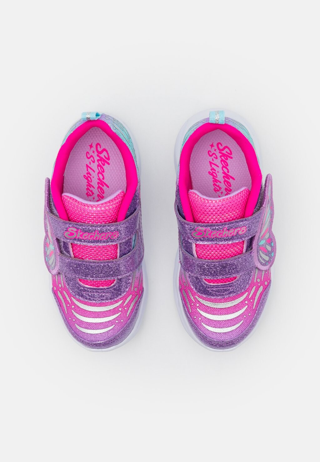 Низкие кроссовки Twisty Brights Skechers, цвет lavender pink — фото 4