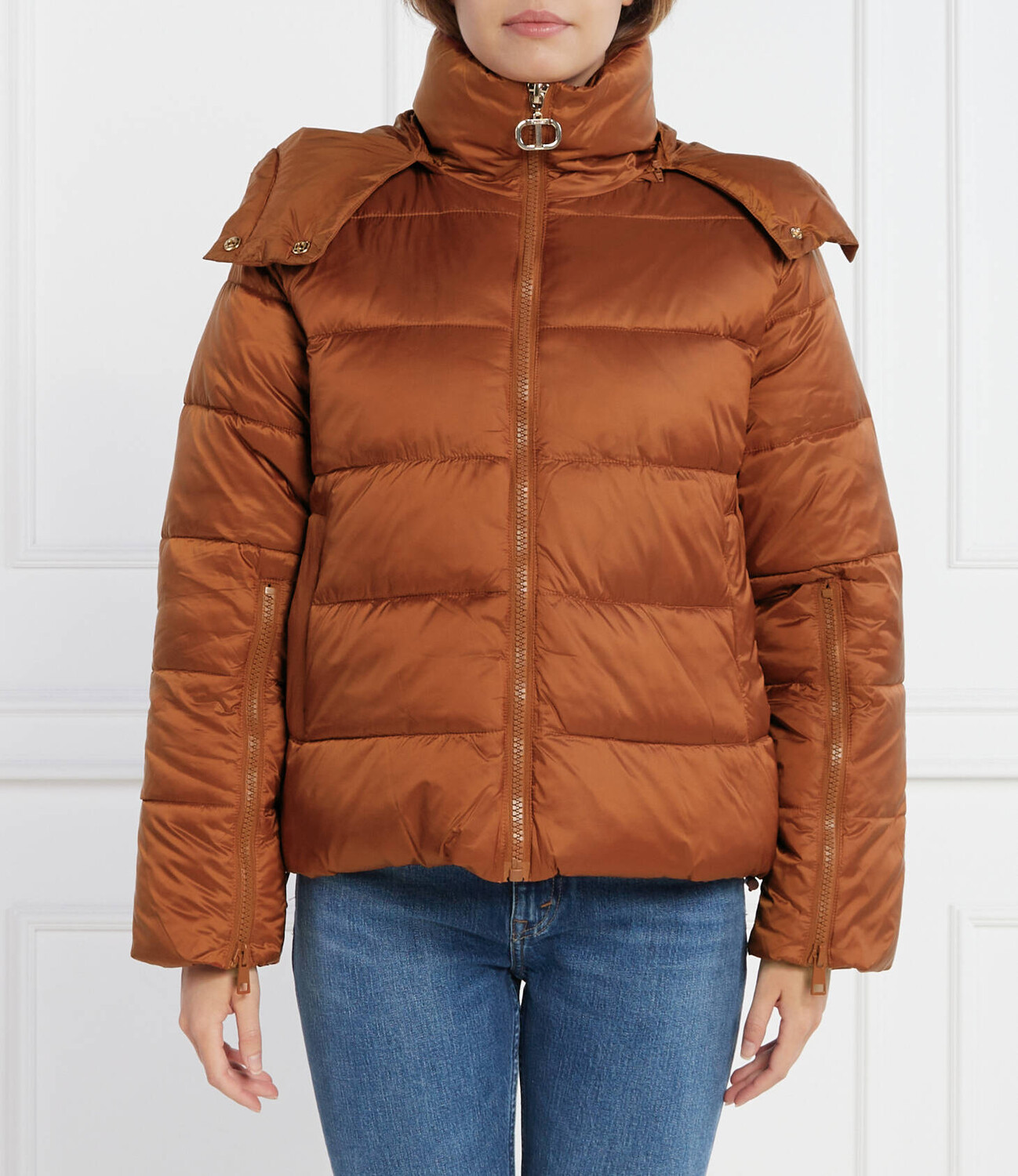 

Куртка TWINSET Regular Fit, медный