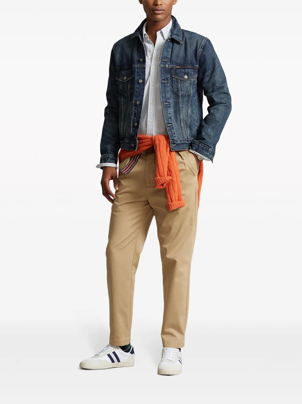 Классическая джинсовая куртка POLO RALPH LAUREN, синий — фото 2