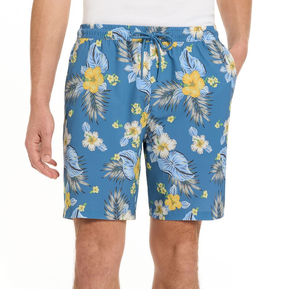 

Мужские шорты из эластичной ткани Hurley Hibiscus Camp, цвет Medium Blue