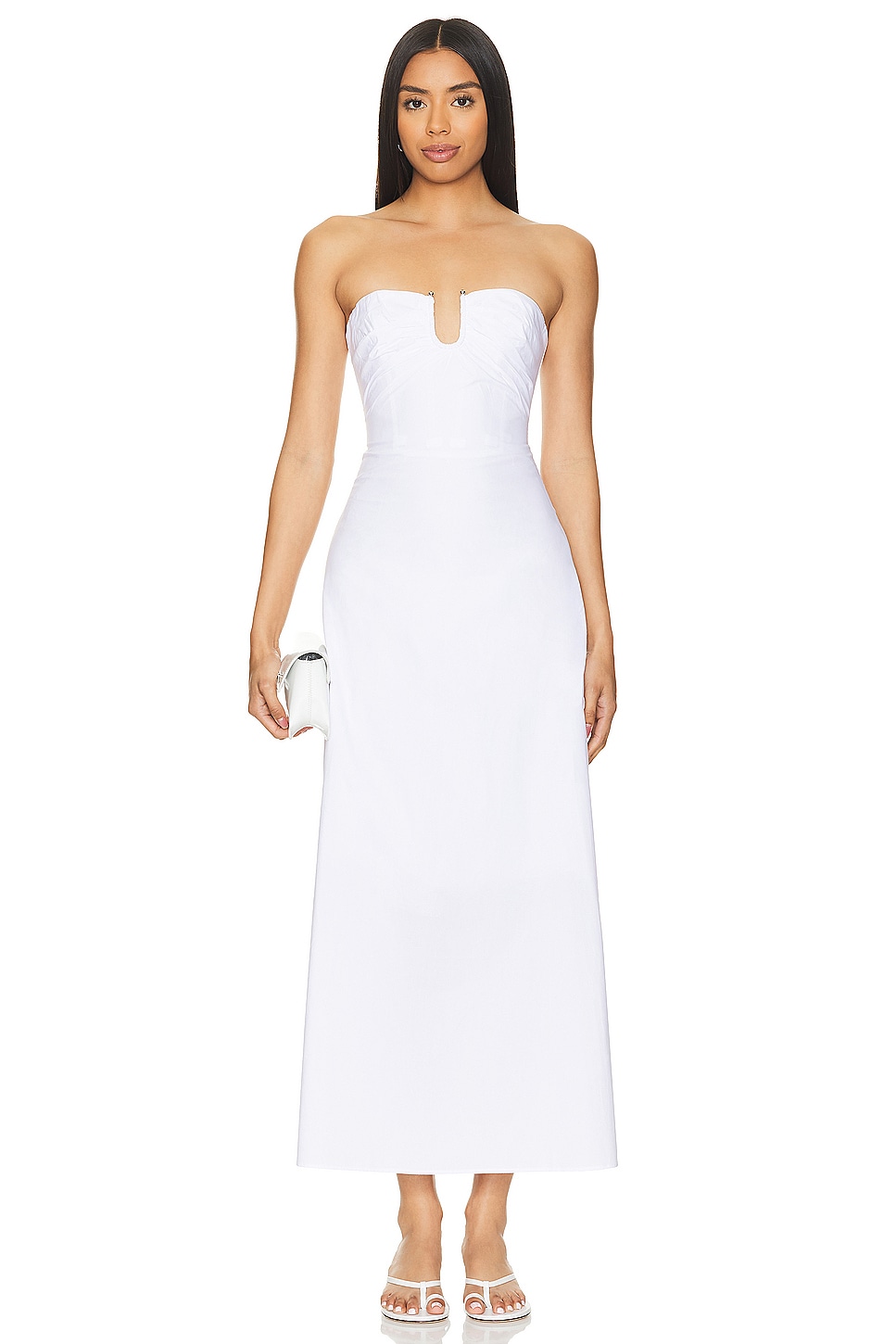 

Платье макси x revolve lora Bardot, белый