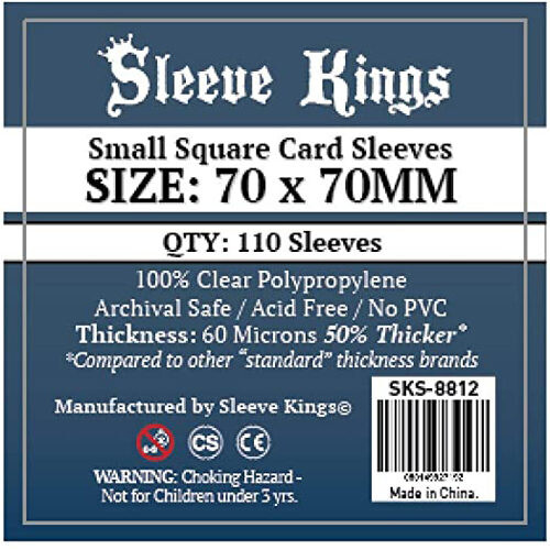 

Чехол для карточек 110 X Small Square Card Sleeves (70Mm X 70Mm)