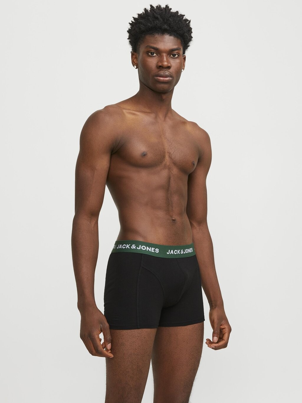 

Трусики JACSOLID TRUNKS 5 PACK Jack & Jones, цвет black/blue