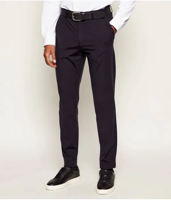 Брюки чинос P-GeniusJ-RDS-WG-233 slim fit Boss, черный