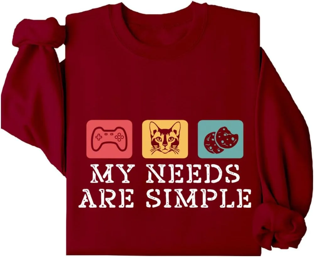 

Толстовка My Needs Are Simple Gamers Kzggs