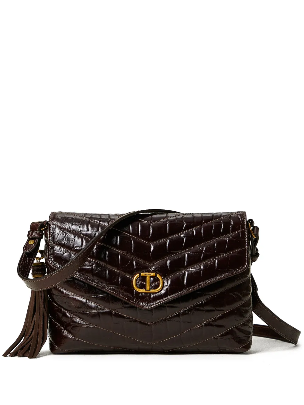 

Сумка через плечо Dreamy среднего размера Twinset, коричневый