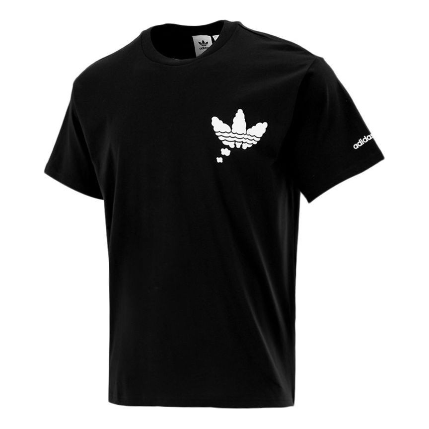 

Футболка adidas originals clouds Logo Printing Sports Round Neck Short Sleeve Black H16233