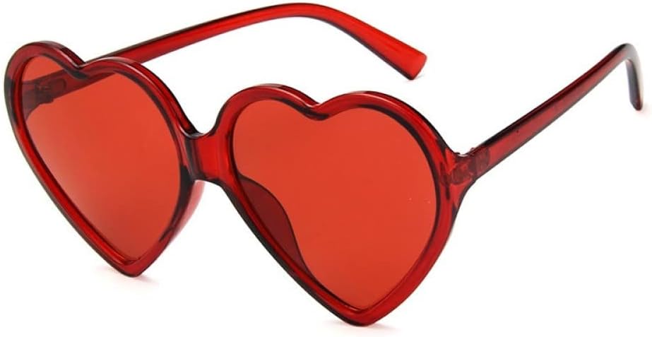 

Солнцезащитные очки Love Heart для женщин, модные, милые, сексуальные, в стиле ретро, ​​«кошачий глаз», винтажные, красные, фиолетовые, чайные, с линзами UV400, женские generic, Red