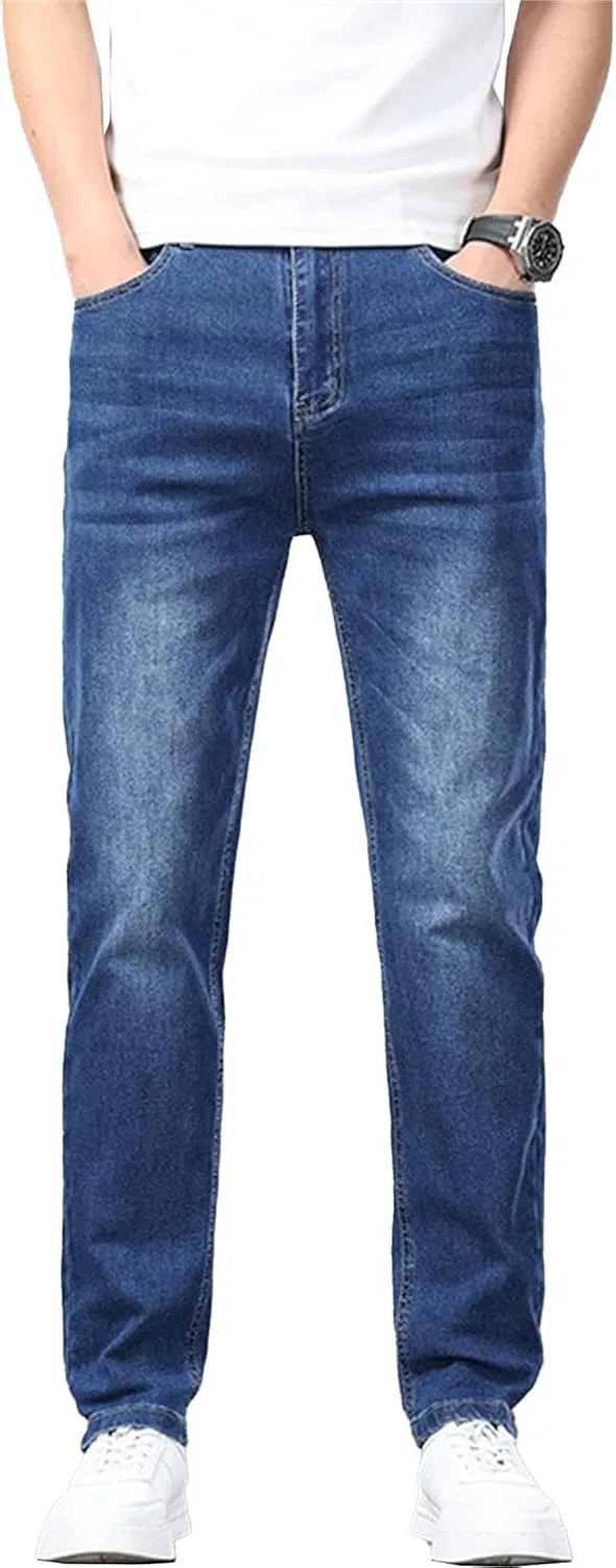 Джинсы прямого кроя Men's Jeans, синие