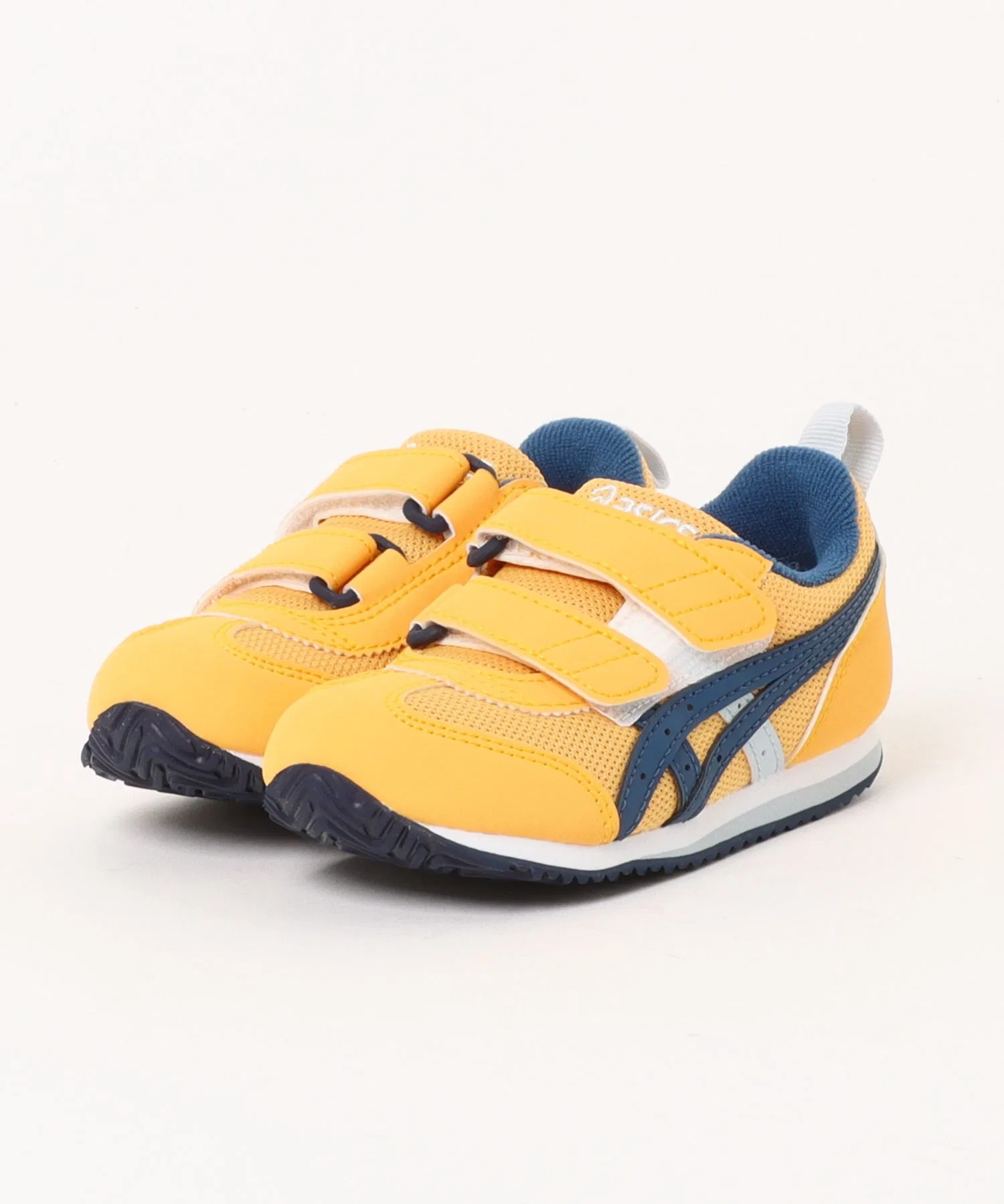Детские кроссовки ASICS IDAHO MINI 5 на липучках жёлтые